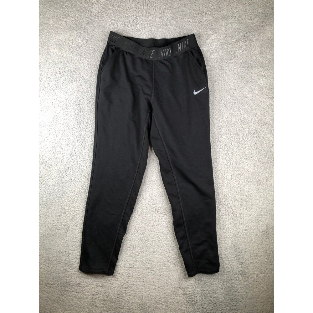 Nike dri fit elastic waist band no drawstring tapered jogger mens medium